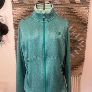 The North Face Teal Green Full-Zip Utility Jacket